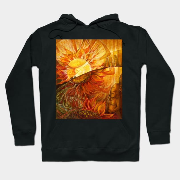 Cornelian. Soul of the Stone series Hoodie by Lala Lotos